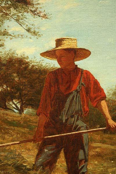 Winslow Homer Haymaking oil painting picture
